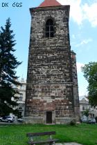 Zpadn st zvonice u kostela sv Gotharda