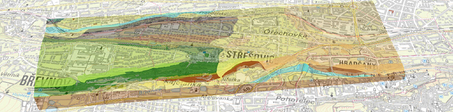 Geologický 3D model pro plánování tzv. střešovického železničního tunelu k interaktivnímu prohlížení online
