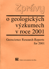 Zprávy o geologických výzkumech v roce 2001